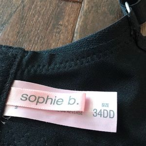 sophie b. | Intimates & Sleepwear | Sophie B Bra Lace Black Red 34dd
